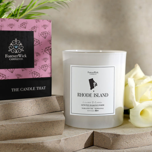 Rhode Island Diamond Candle