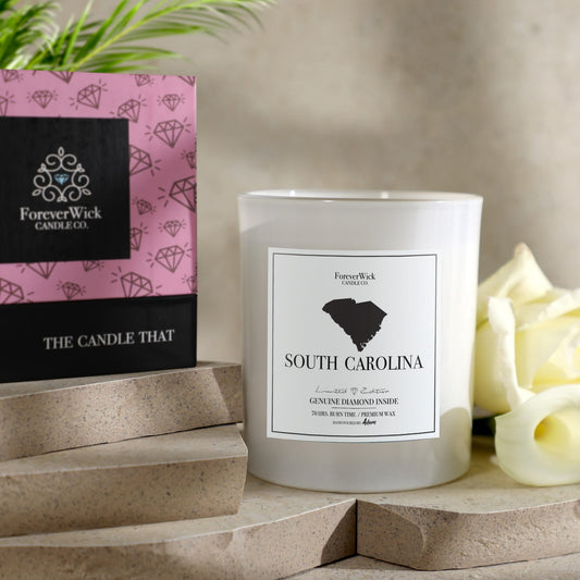 South Carolina Diamond Candle