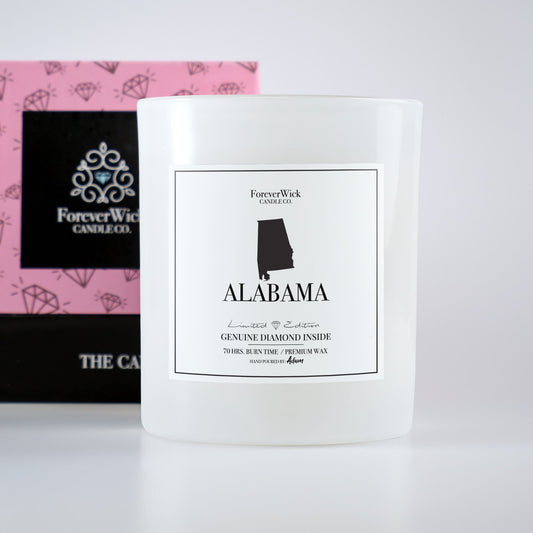 Alabama Diamond Candle
