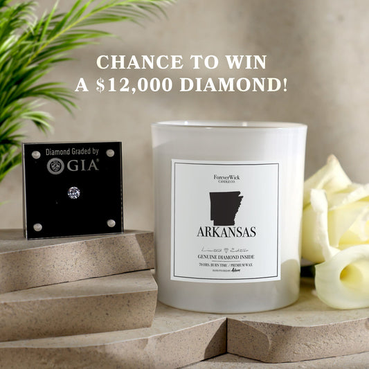 Arkansas Diamond Candle