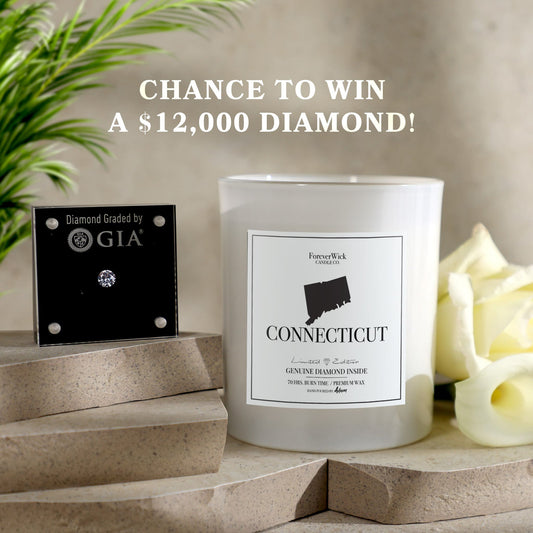 Connecticut Diamond Candle