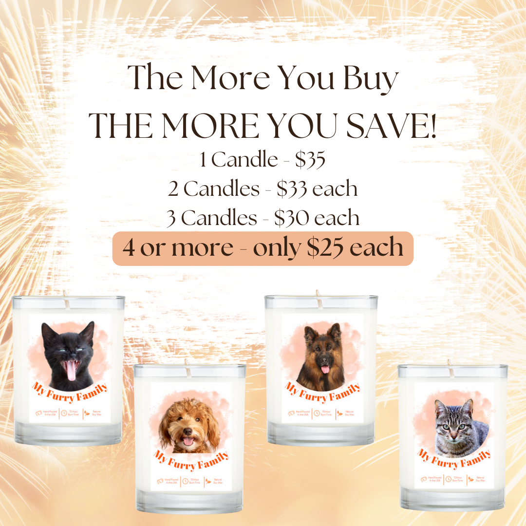 Fluff and Fire: Customized Pet Candles with Cuddle Appeal