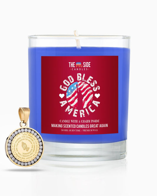 God Bless America - Soy Candle with Charm Inside