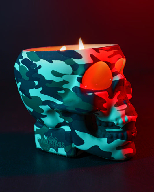 The Camouflage Badass Skull (24oz)