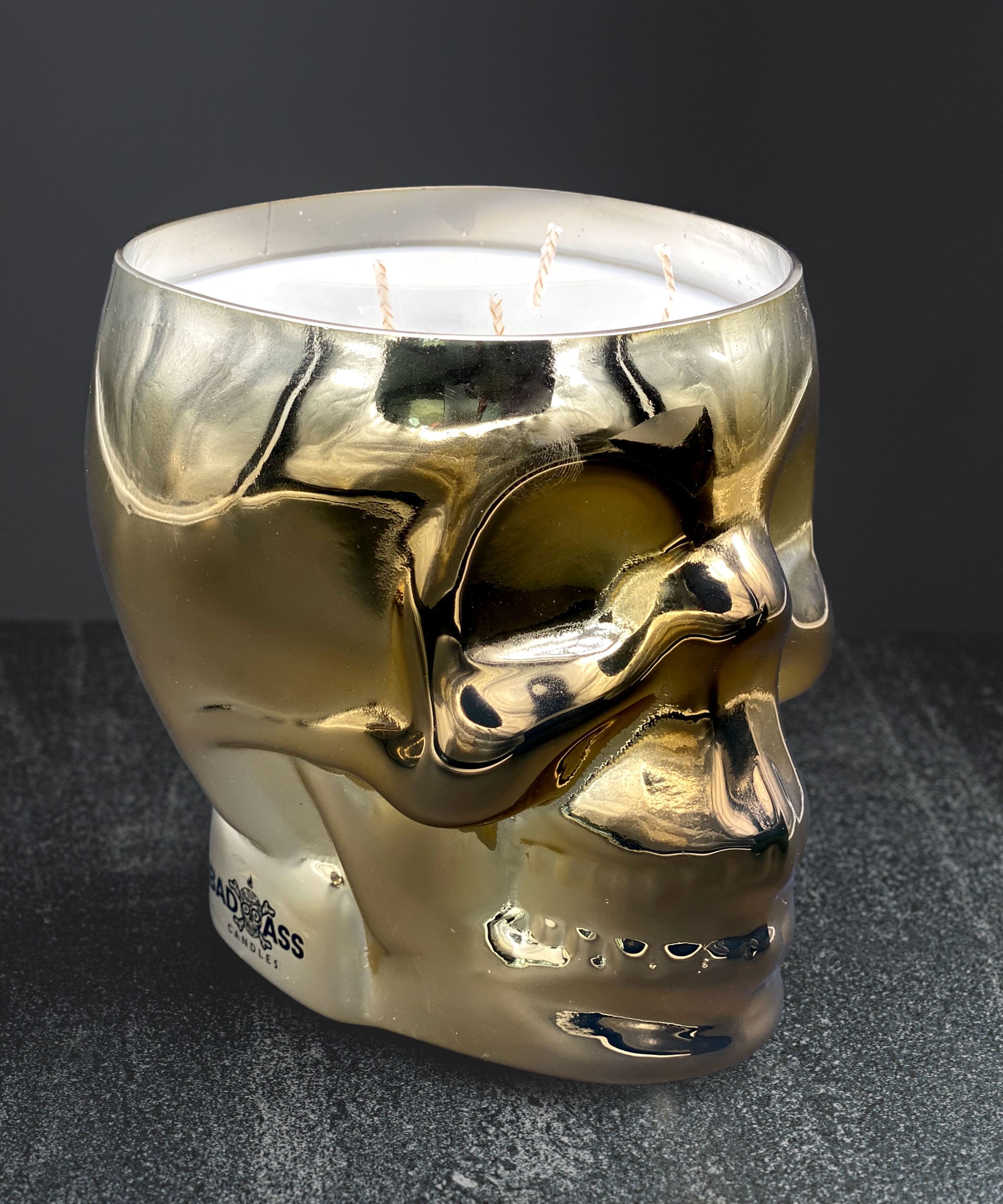 The Grand Gold Badass Skull (40oz)