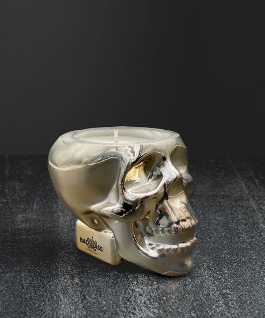 The Mini Gold Badass Skull (11oz)